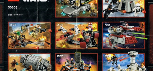 Star Wars 2016 H1 sets