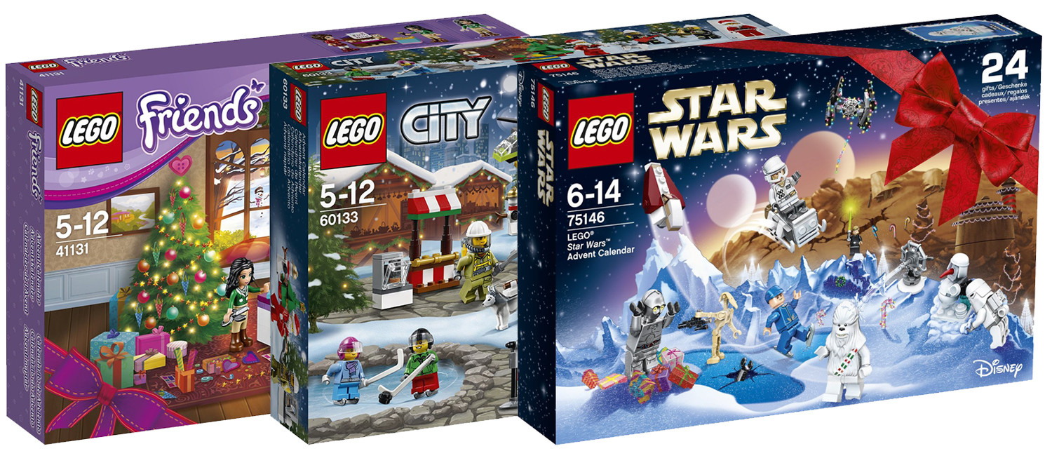 Calendriers de l'avent 2023 LEGO Star Wars, Marvel, Harry Potter, City &  Friends - HelloBricks