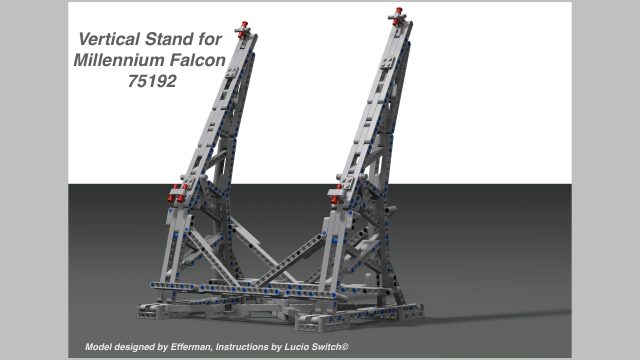Support incliné pour l'UCS 75192 Millennium Falcon (avec instructions de  montage) - HelloBricks