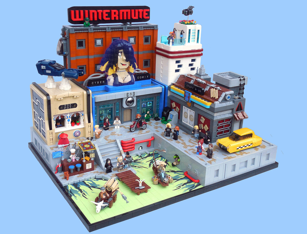 Cyberpunk lego online city