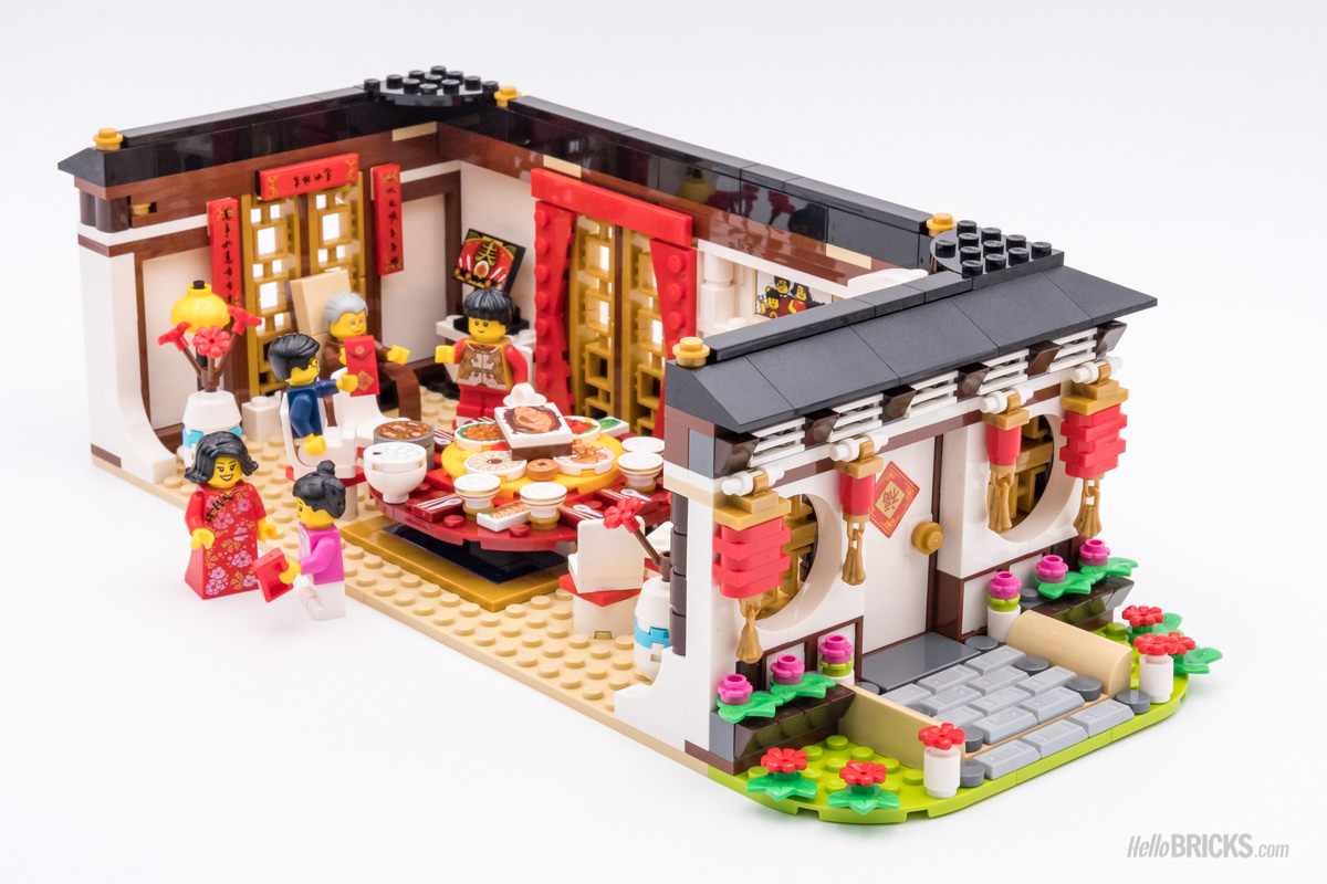 REVIEW LEGO 80101 Chinese New Year's Eve Dinner - HelloBricks