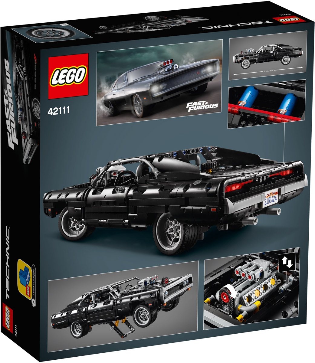 LEGO Technic 42111 Dom's Dodge Charger (Fast & Furious), l'annonce  officielle - HelloBricks