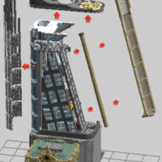 lego marvel skyscraper target