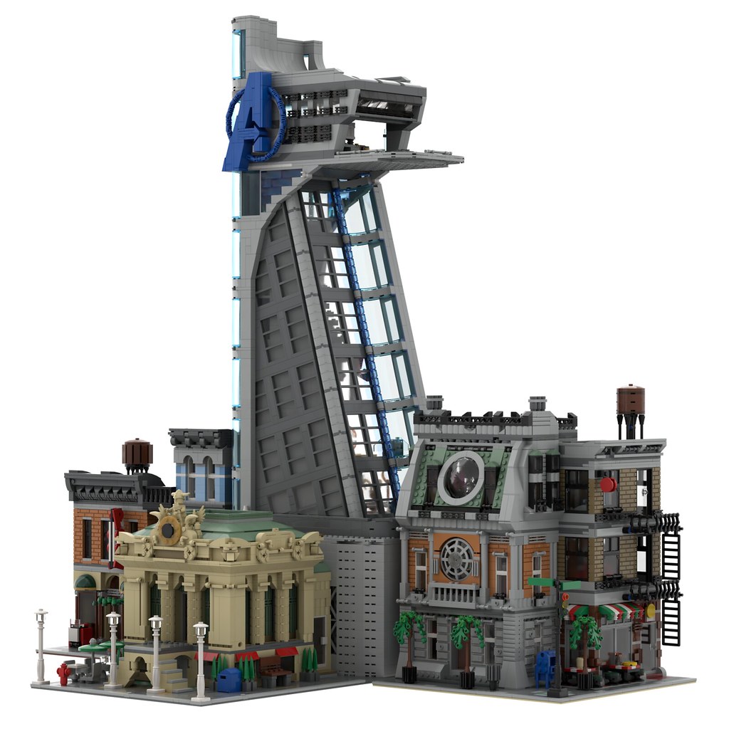 Lego Avengers Tower Modular vlr.eng.br