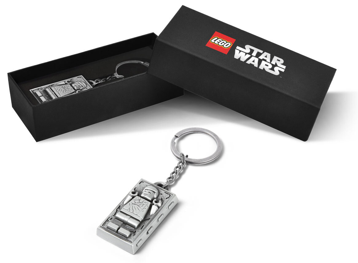 Chez LEGO : le porte-clés en métal LEGO Star Wars 5006363 Han Solo