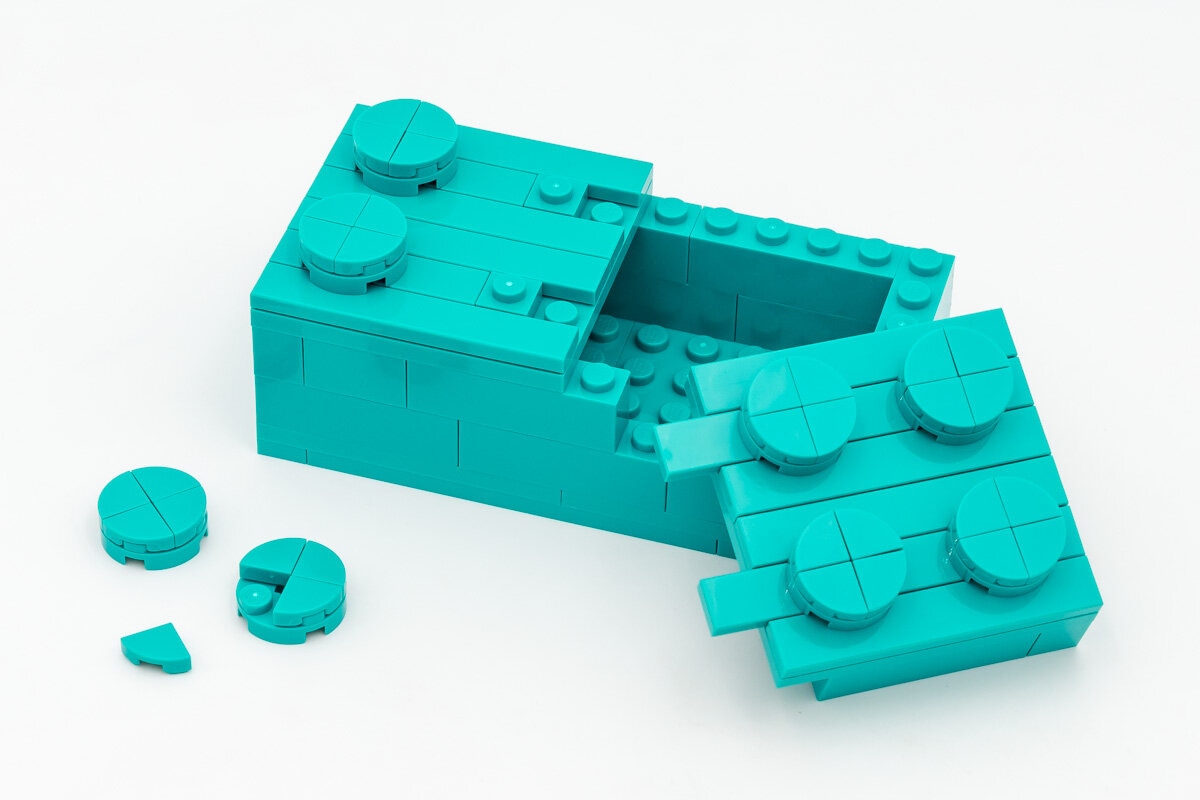 Panneau 2x2 Borne de recharge véhicule électrique - Pièce LEGO® customisée  - Super Briques