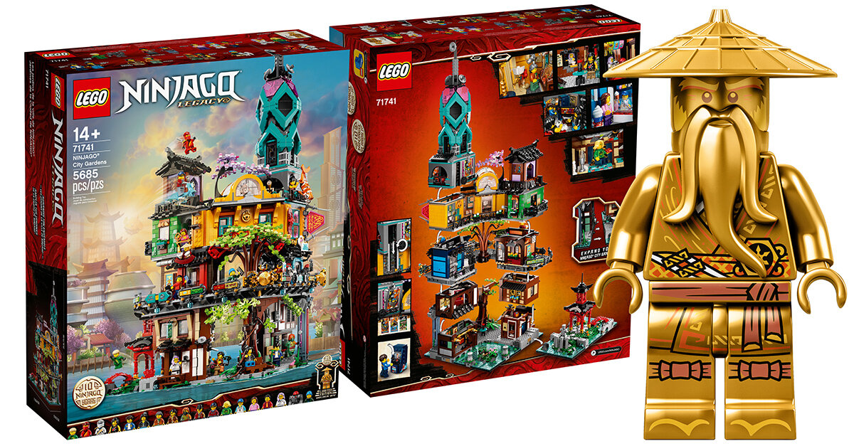 Sur Le Shop Lego Le Set 71741 Ninjago City Gardens Est Disponible En