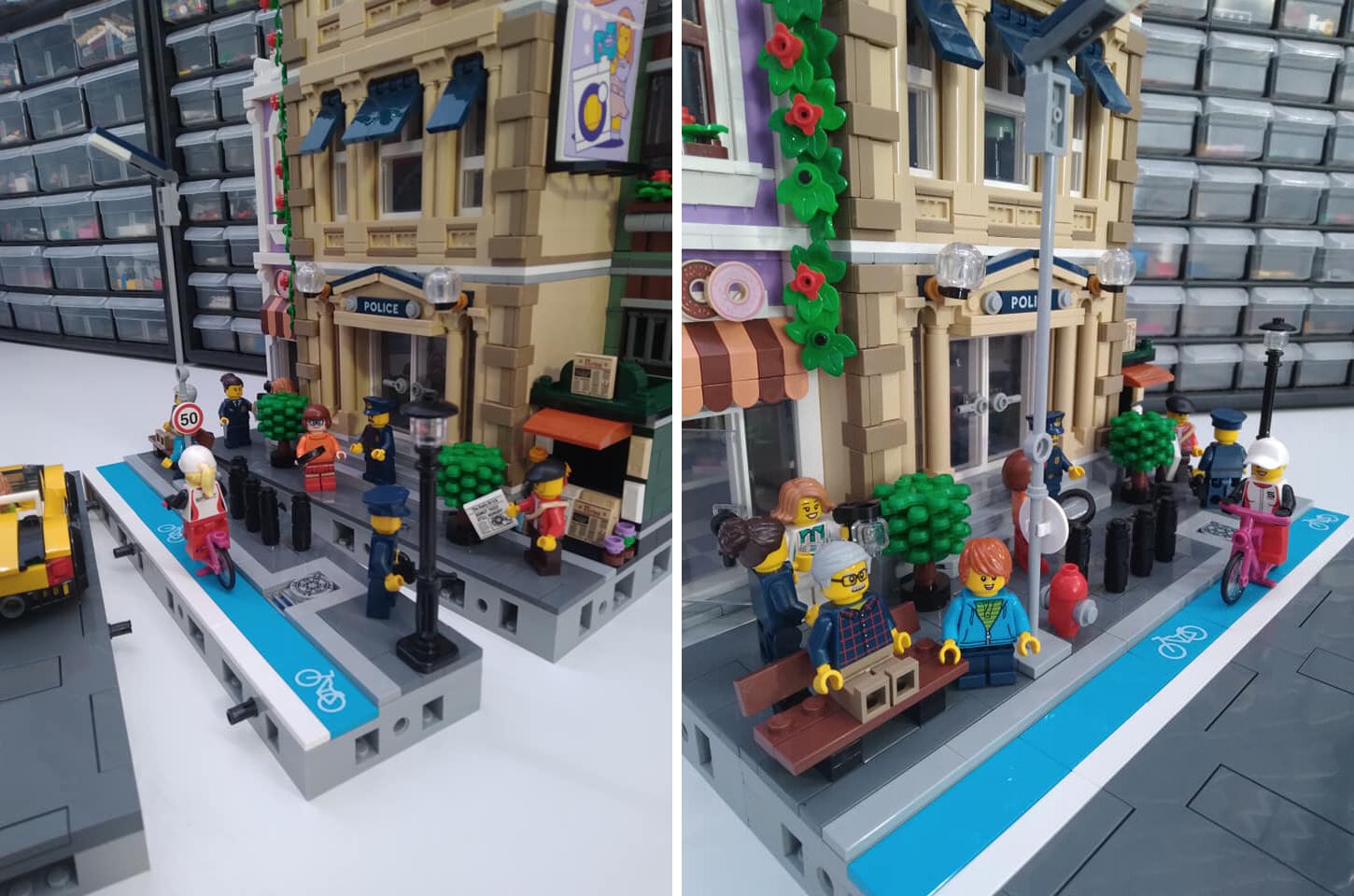 Comment combiner le nouveau système de routes LEGO City et des Modular