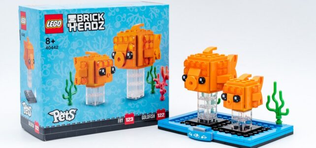 REVIEW LEGO BrickHeadz 40442 Goldfish