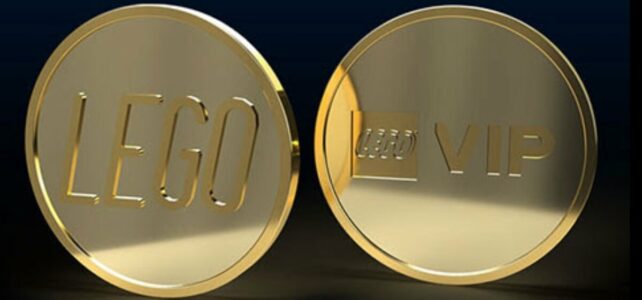 Gold LEGO VIP Coin