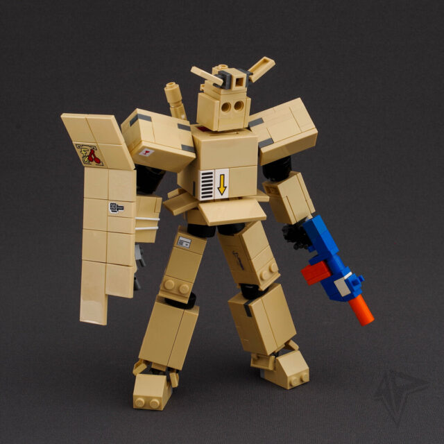 Cardboard LEGO Gundam