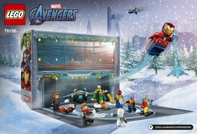 LEGO Marvel 76196 Advent Calendar 2021 : les visuels officiels