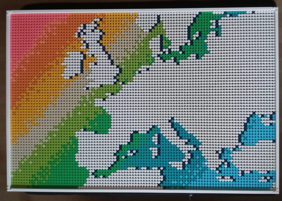 Nouveau LEGO Art 31203 La Carte du Monde