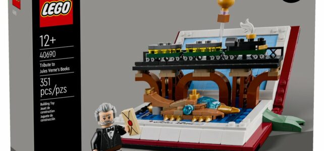 LEGO 40690 Tribute to Jules Verne's Books