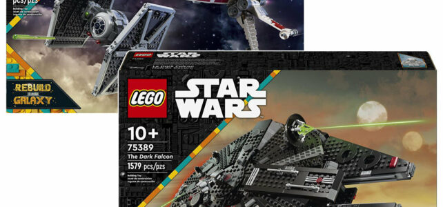 LEGO Star Wars Rebuild the Galaxy 75389 The Dark Falcon et 75393 TIE Fighter & X-wing Mash-up
