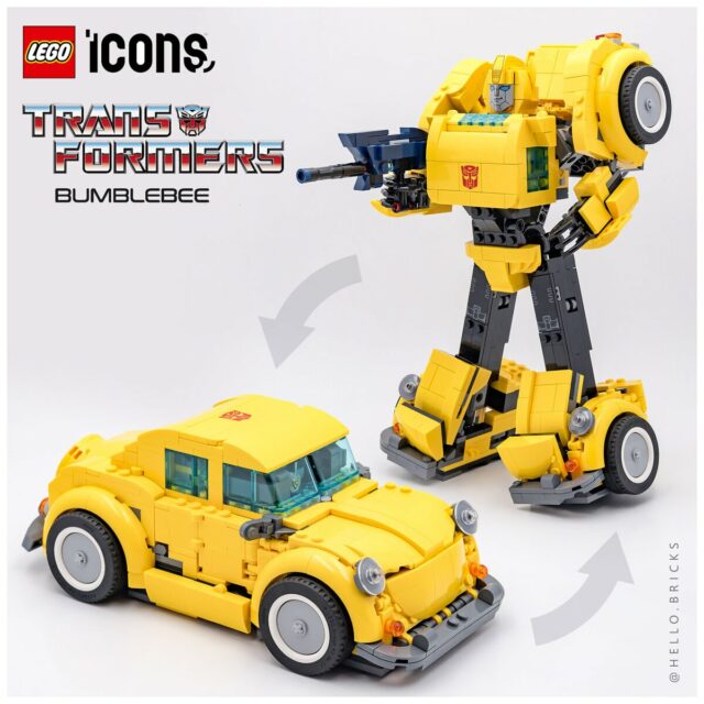 Review LEGO Icons 10338 Transformers : Bumblebee