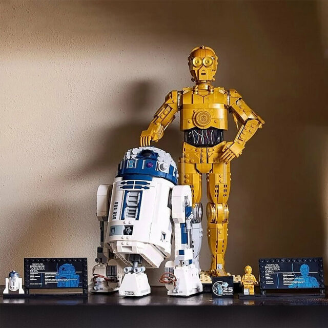 LEGO Star Wars 75398 C-3PO 75379 R2-D2
