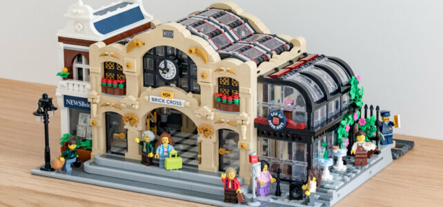 Review LEGO 910034 Brick Cross Train Station (Bricklink Designer Program Series 2)