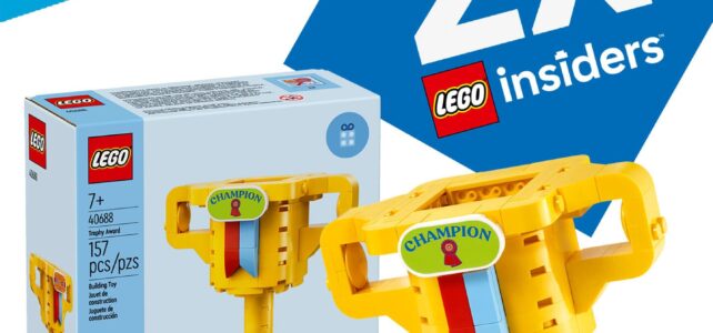 Chez LEGO : points Insiders doublés et cadeau 40688 Trophy Award offert