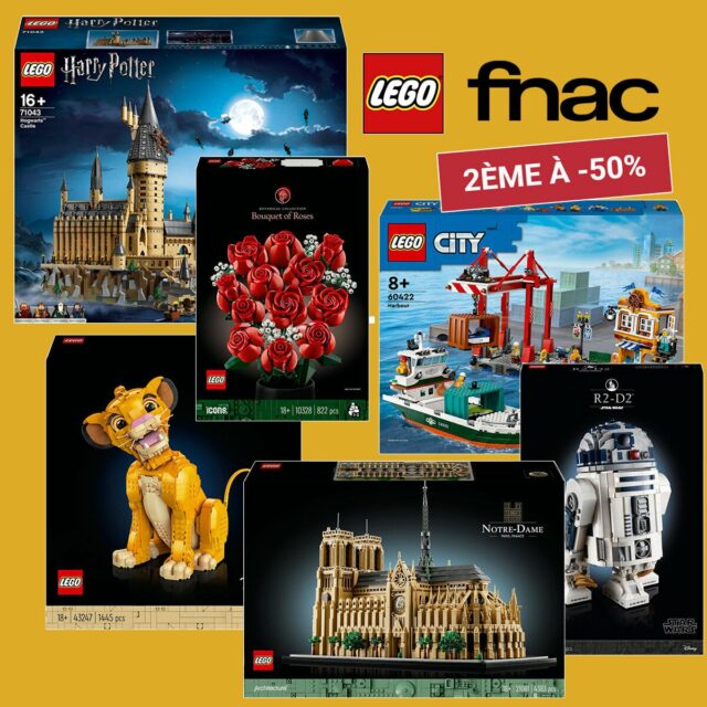 Bon plan LEGO Fnac aout 2024