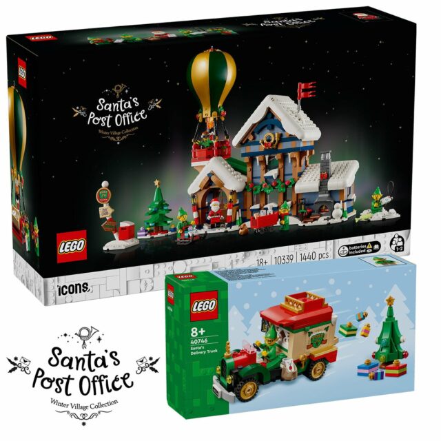 Nouveautés LEGO Winter Village 2024 : 10339 Santa's Post Office & 40746 Santa's Delivery Truck