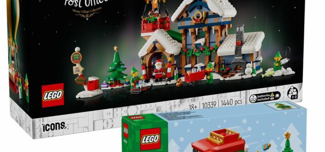 Nouveautés LEGO Winter Village 10339 Santa's Post Office & 40746 Santa's Delivery Truck