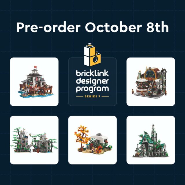 Bricklink Designer Program Series 3 : ouverture des précommandes le 8 octobre 2024