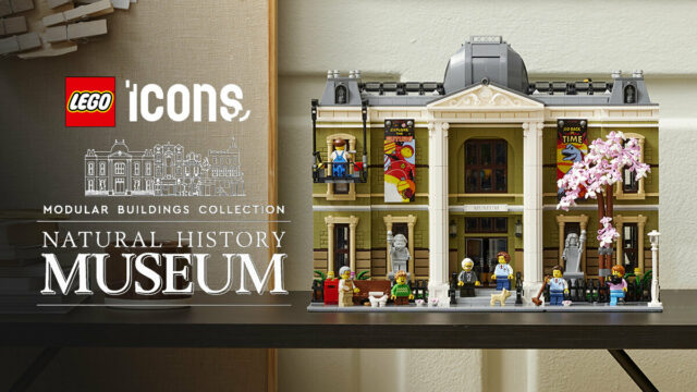 LEGO Icons 10326 Natural History Museum : test des combinaisons avec les autres Modular Buildings