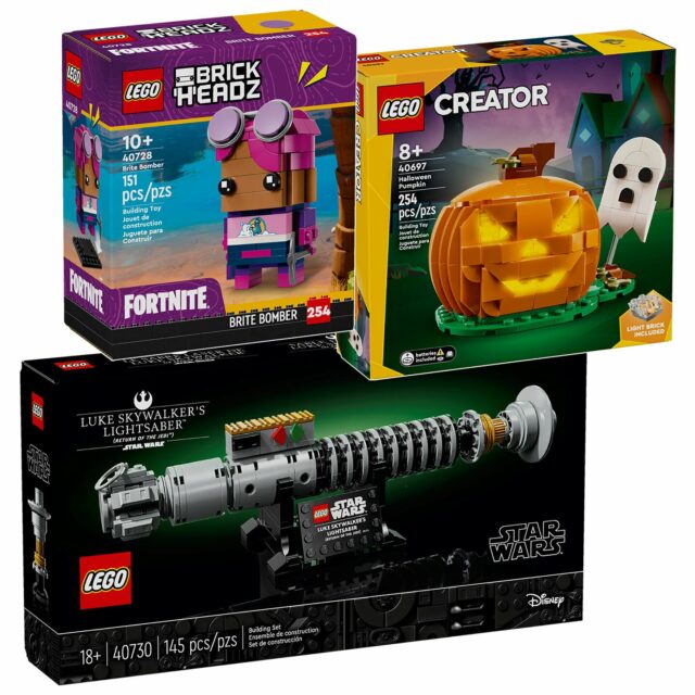 Cadeaux LEGO 40697 40728 40730 GWP octobre 2024