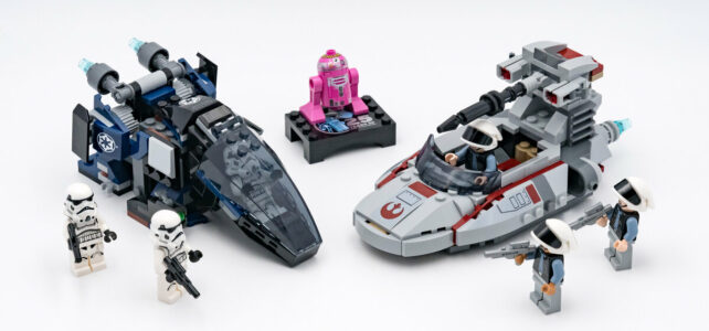 Review LEGO Star Wars 40755 Imperial Dropship vs. Rebel Scout Speeder