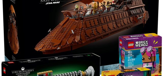 Le set LEGO Star Wars 75397 Jabba's Sail Barge UCS est disponible, avec trois cadeaux offerts dont le sabre laser 40730 Luke Skywalker's Lightsaber