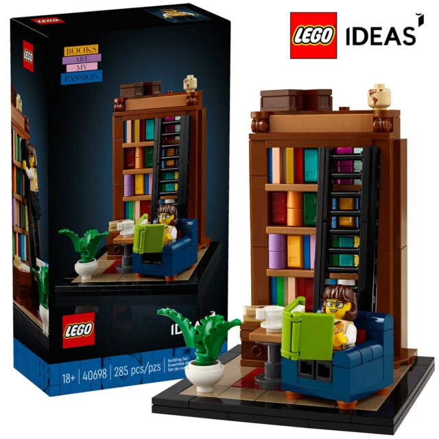 Chez LEGO : le cadeau LEGO Ideas 40698 Books Are My Passion est maintenant offert