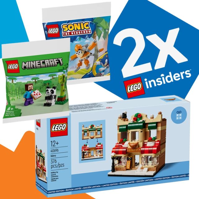 Chez LEGO : points Insiders x2 et trois cadeaux offerts (octobre 2024)