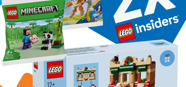 Chez LEGO : points Insiders x2 et trois cadeaux offerts (octobre 2024)