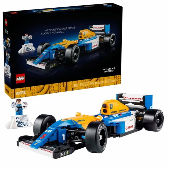 LEGO Icons 10353 Williams Racing FW14B & Nigel Mansell