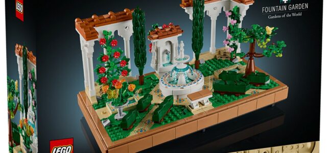 Nouveauté LEGO Icons 10359 Fountain Garden : le set est en ligne sur le Shop