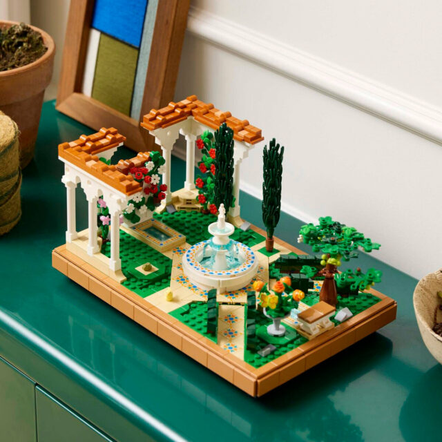 Nouveauté LEGO Icons 10359 Fountain Garden : le set est en ligne sur le Shop