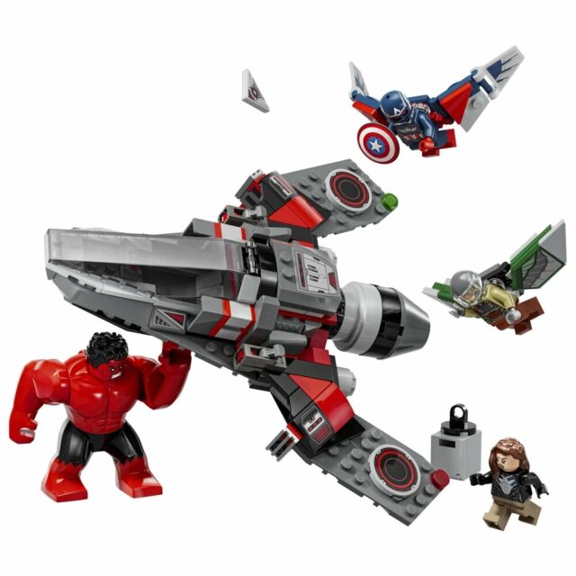 LEGO Marvel 76292 Captain America vs. Red Hulk Battle