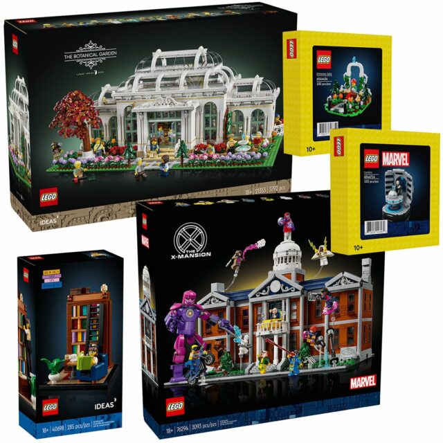 LEGO Ideas 21353 Botanical Garden et LEGO Marvel 76294 X-Men The X-Mansion : les nouveautés de novembre 2024 sont disponibles !