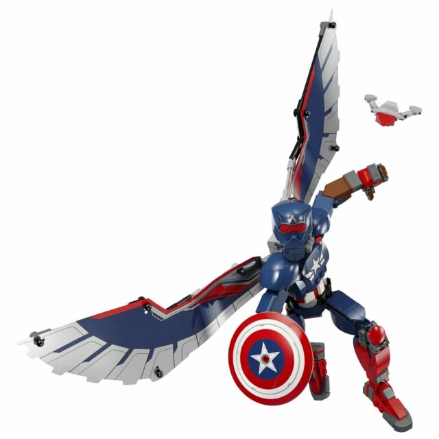 LEGO Marvel 76296 Sam Wilson Captain America Buildable Figure