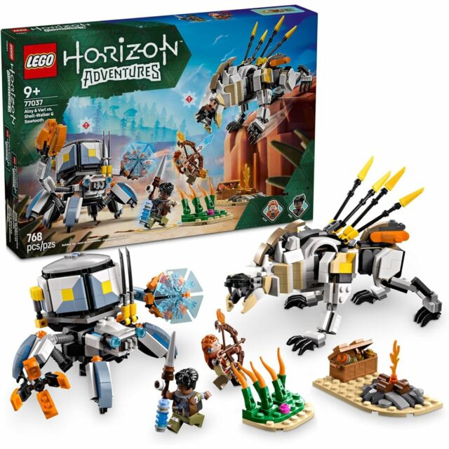 LEGO Horizon Adventures 77037 Aloy & Varl vs. Shell Walker & Sawtooth