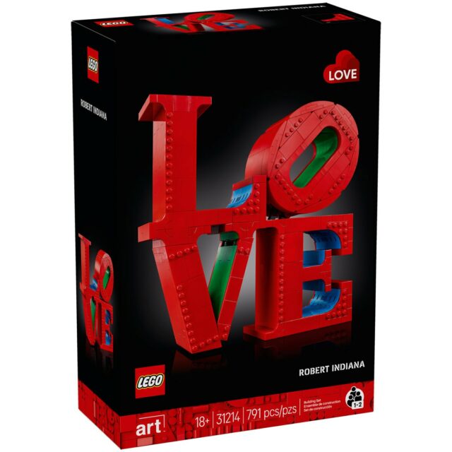 Nouveauté LEGO Art 31214 LOVE : le set est en précommande sur le Shop