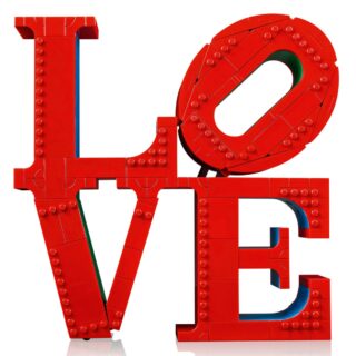 Nouveauté LEGO Art 31214 LOVE : le set est en précommande sur le Shop