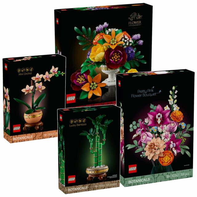 Nouveautés LEGO Botanicals 2025 : quatre nouveaux sets en ligne sur le Shop !