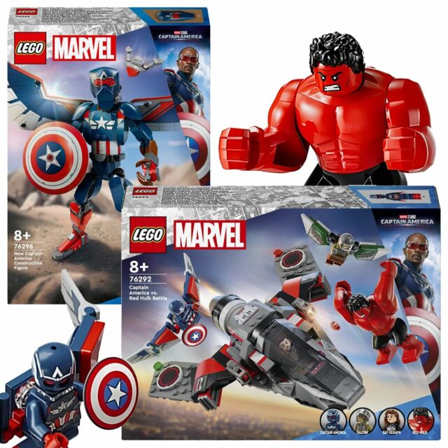 Nouveautés LEGO Marvel Captain America Brave New World 2024 76292 76296