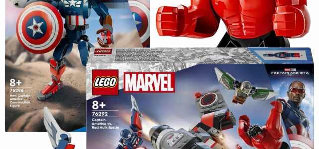 Nouveautés LEGO Marvel Captain America Brave New World 2024 76292 76296