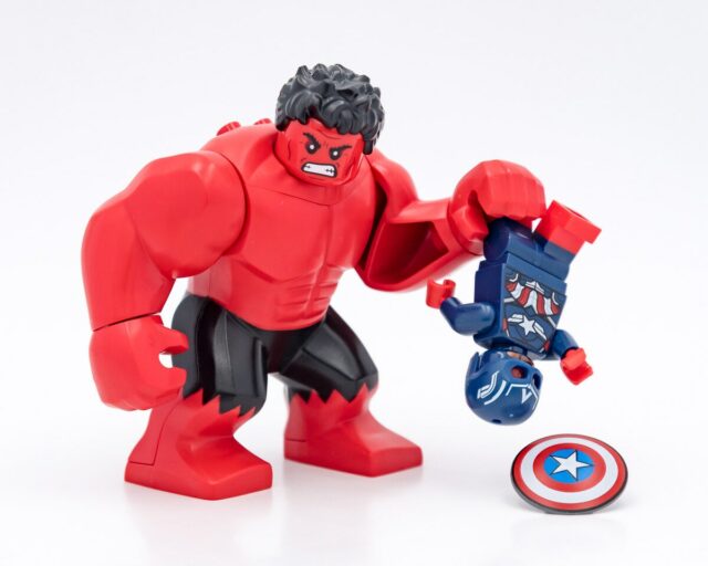 Review LEGO Marvel 76292 Captain America vs. Red Hulk Battle