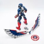 Review LEGO Marvel 76296 Sam Wilson Captain America Buildable Figure