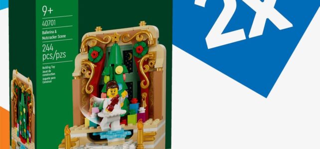 Chez LEGO : points Insiders x2 et cadeau 40701 Ballerina & Nutcracker Scene offert