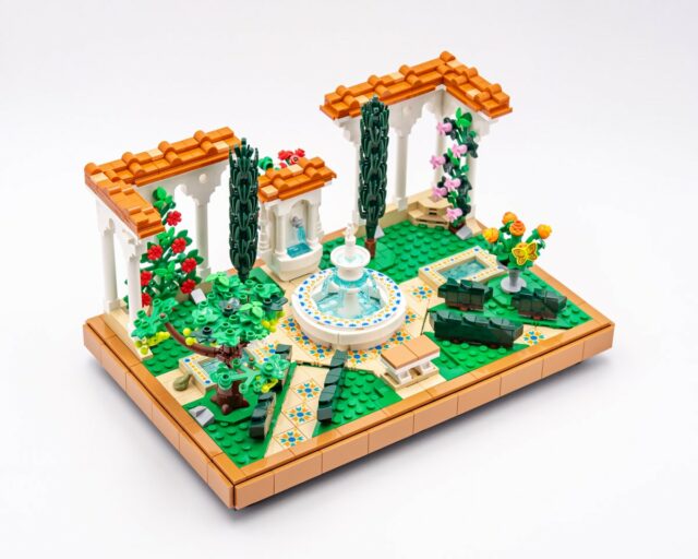 Review LEGO Icons 10359 Fountain Garden